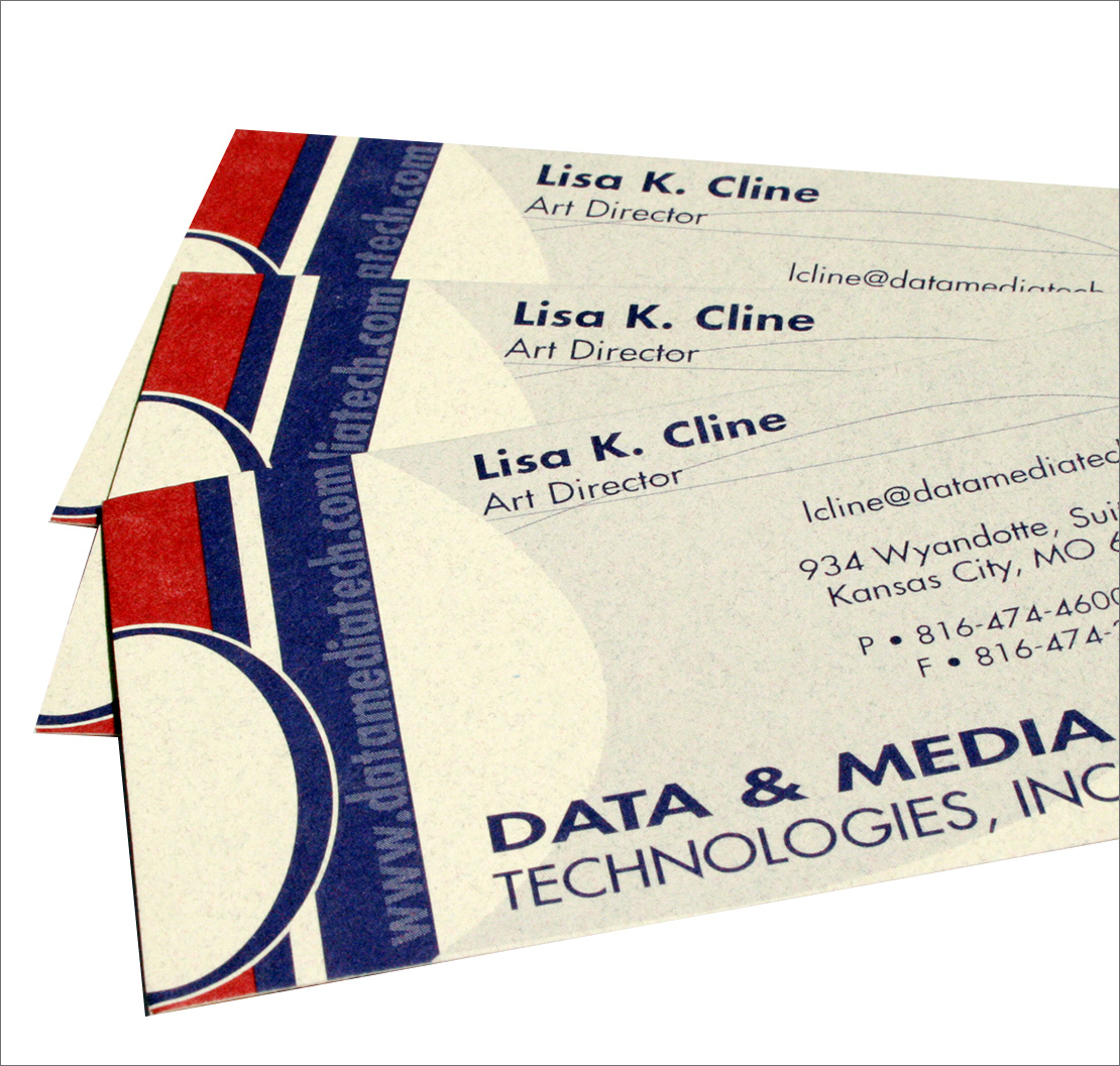 Data Media Technologies Business Card - Lisa K Cline